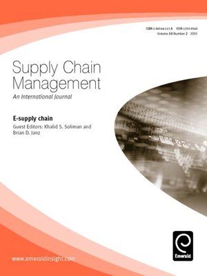 cover image of Supply Chain Management, Volume 10, Issue 2